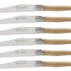 Laguiole En Aubrac Shepherd's Cross Steakmes 11,5 Cm Eikenhout 6 Stuks