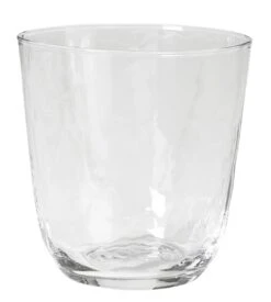 Broste Copenhagen Hammered Tumbler 335 Ml ø 9,2 Cm H 9,5 Cm Glas Transparant