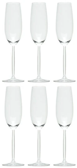 Schott Zwiesel Diva 7 Champagne Flûte 220 Ml Kristalglas 6 Stuks