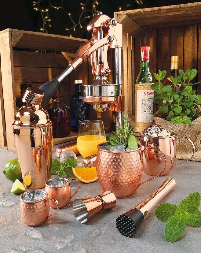 Cilio Cocktailshaker 500 Ml Rvs Koperkleurig - Image 2