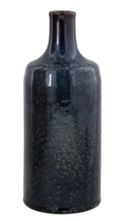 Oldenhof 1821 Olijfoliefles 600 Ml Aardewerk Spikkelblauw