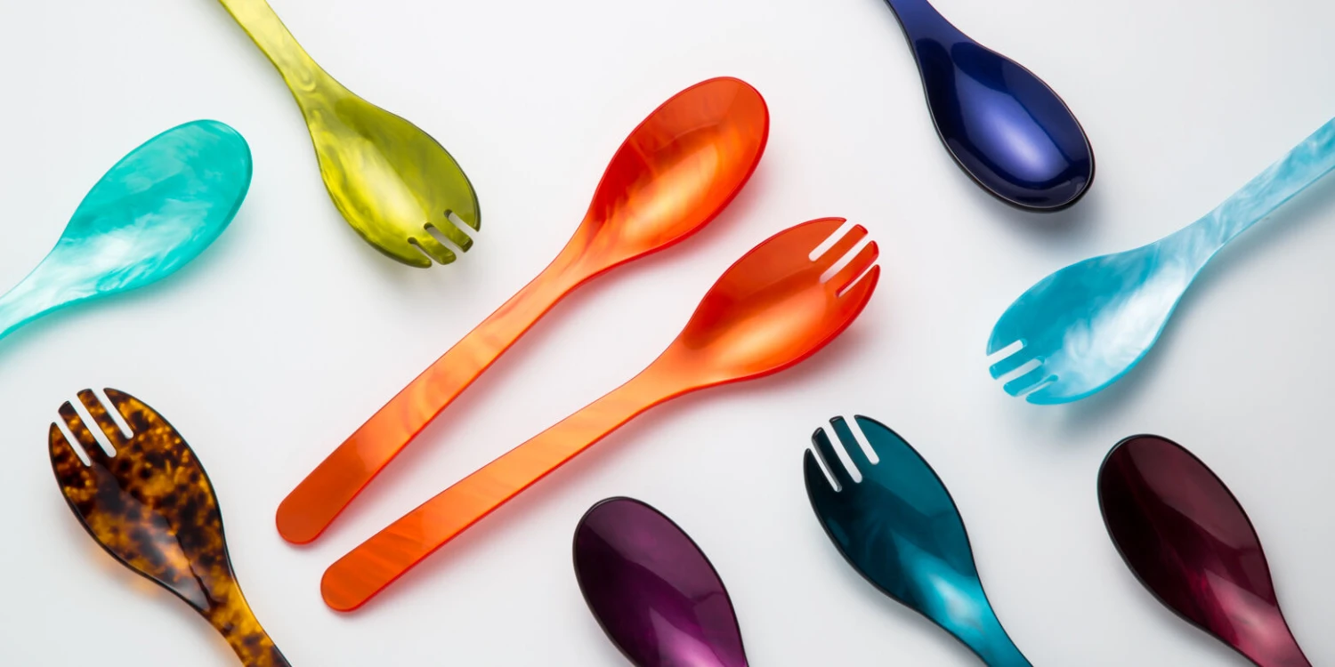 G. F. Heim Söhne Saladecouvert 29,5 Cm Kunststof Turquoise - Image 2