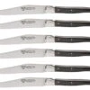 Laguiole En Aubrac Shepherd's Cross Steakmes 11,5 Cm Buffelhoorn 6 Stuks