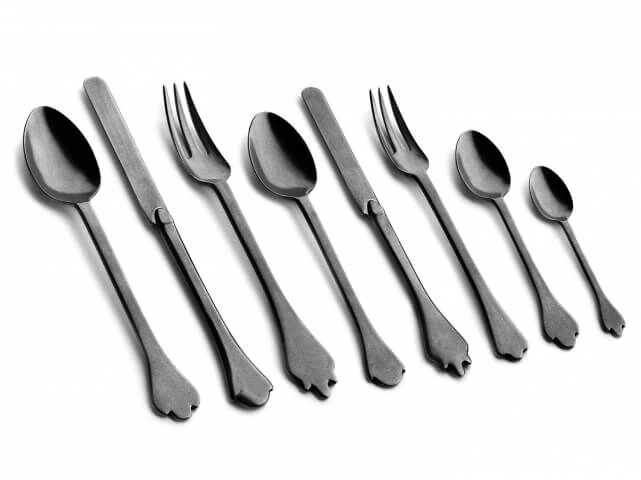 Serax Merci Mix 4-5-6 Koffielepel Antraciet Stone Wash 3 Stuks - Image 2