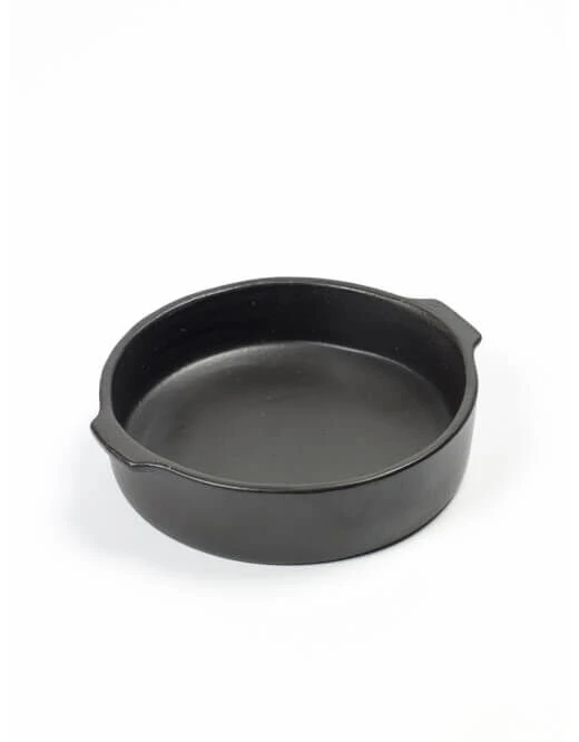 Serax Pure Ovenschaal ø 20 Cm Aardewerk Zwart