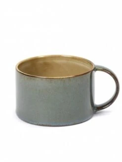 Serax Terres De Rêves Koffiekop Stone Ware ø 8 Cm H 5,1 Cm - Misty Grey/smokey Blue