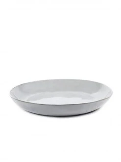 Serax Terres De Rêves Diep Bord XL ø 35,5 Cm H 6 Cm Stoneware Wit