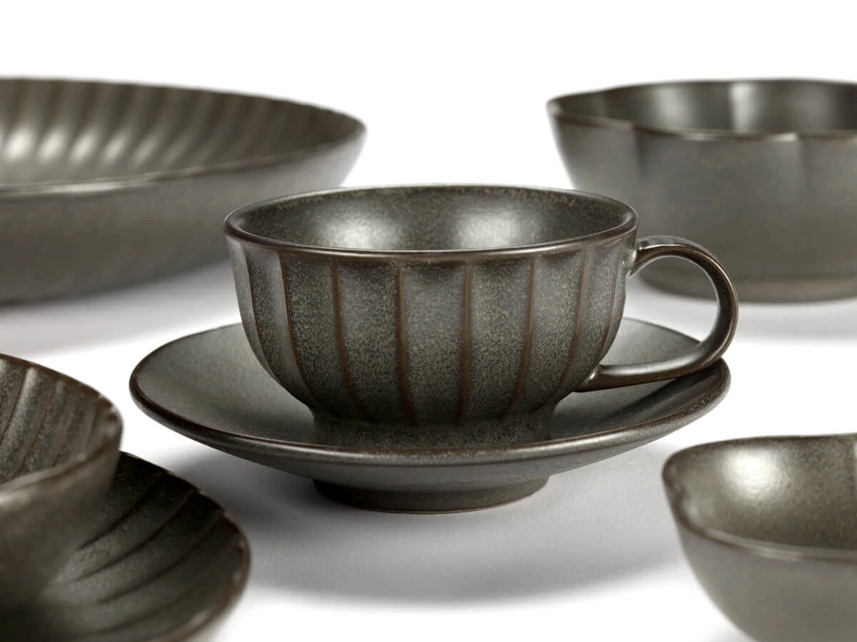 Serax INKU By Sergio Herman Cappuccinokop 200 Ml Aardewerk Groen - Image 3