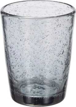 Broste Copenhagen Bubble Tumbler 250 Ml Glas Grijs