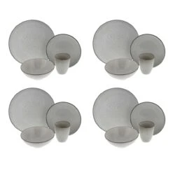 Broste Copenhagen Nordic Sand Serviesset Aardewerk 16-delig