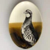 Duro Hunting Partridge Klein Ovaal Bord 30 X 21 Cm Aardewerk