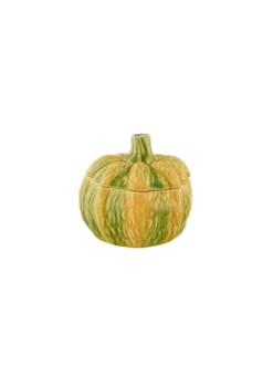 Bordallo Pompoen Pot Met Deksel 550 Ml Aardewerk Geel/groen