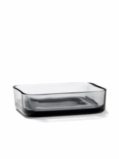 Serax HEII Marcel Wolterinck Kom Rechthoek 12 X 6 Cm H 3 Cm Glas Zwart