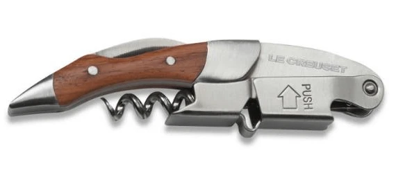 Le Creuset Screwpull WT-110 Kelnersmes Met GS-190 Wijnafsluiter Hout 2-delig - Image 2