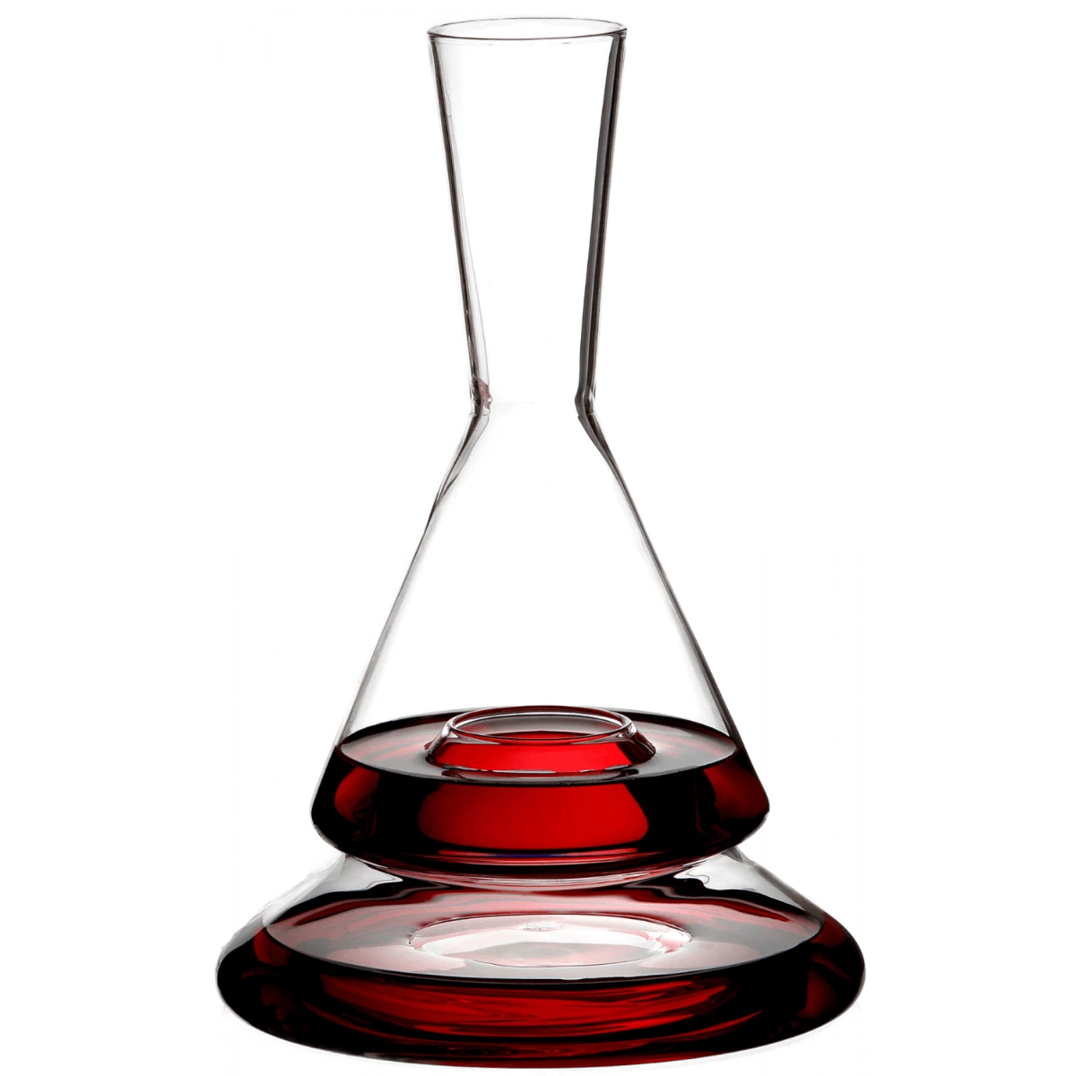 Zieher Doppio Decanteerkaraf 2-laags 1,75 Liter Glas